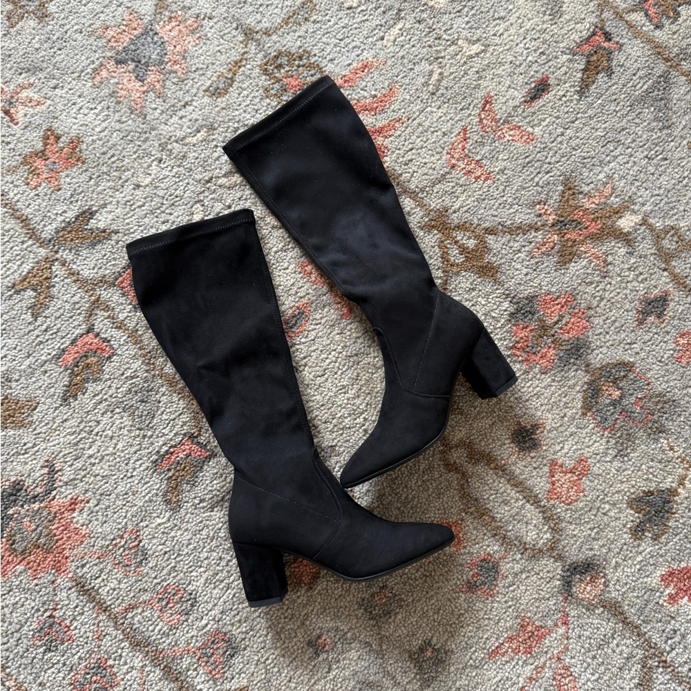 Edited pieces slim calf boots 5